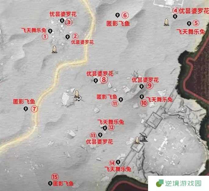 燕云十六声河西蹊跷全收集位置图图四