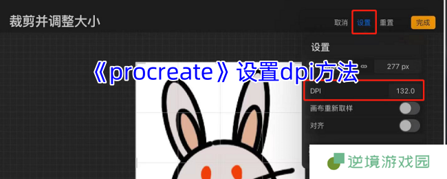 Procreate调整DPI超详细教程 3分钟掌握专业画布设置技巧