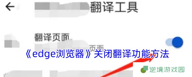 手机Edge必看技巧！3步永久关闭烦人自动翻译
