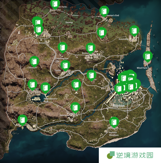 绝地求生密室位置地图一览