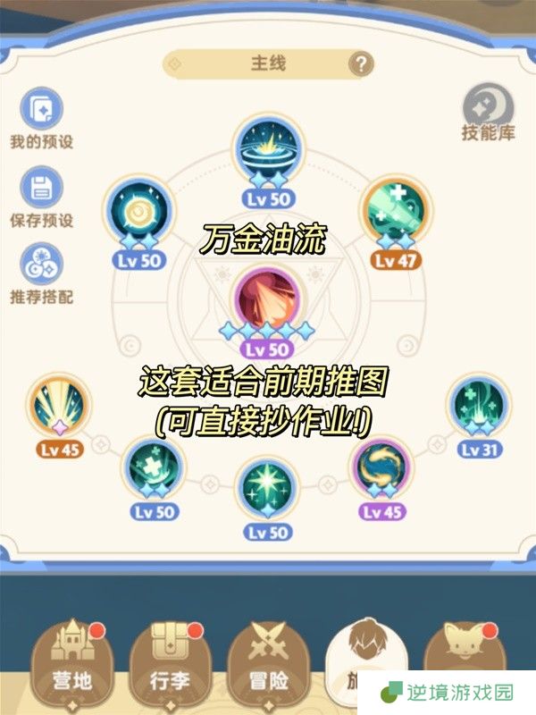 《出发吧麦芬》服士技能搭配推荐